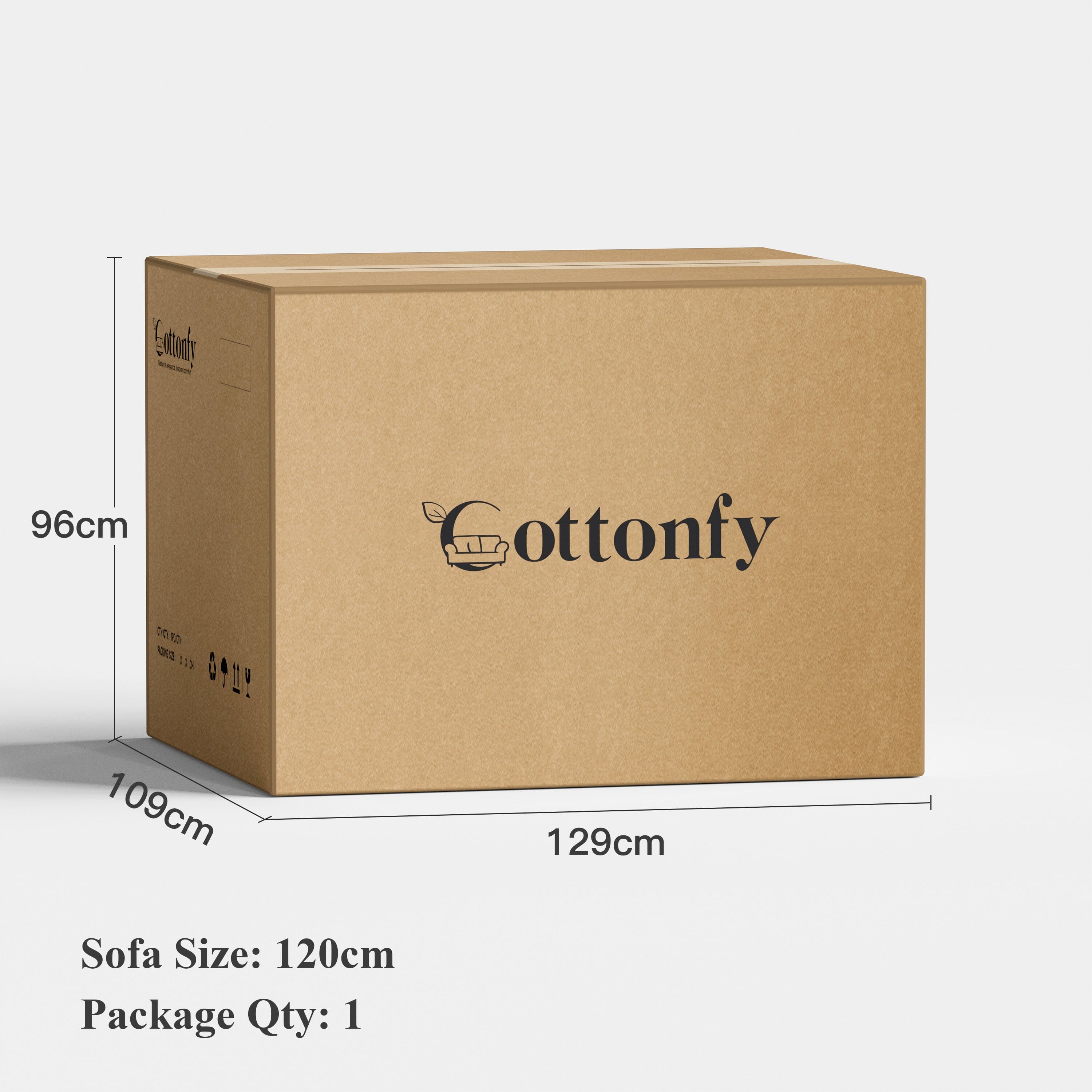 Cottonfy Cat-Scratch Resistant Fabric Elephant Ears Style Corner Sofa Cottonfy UK