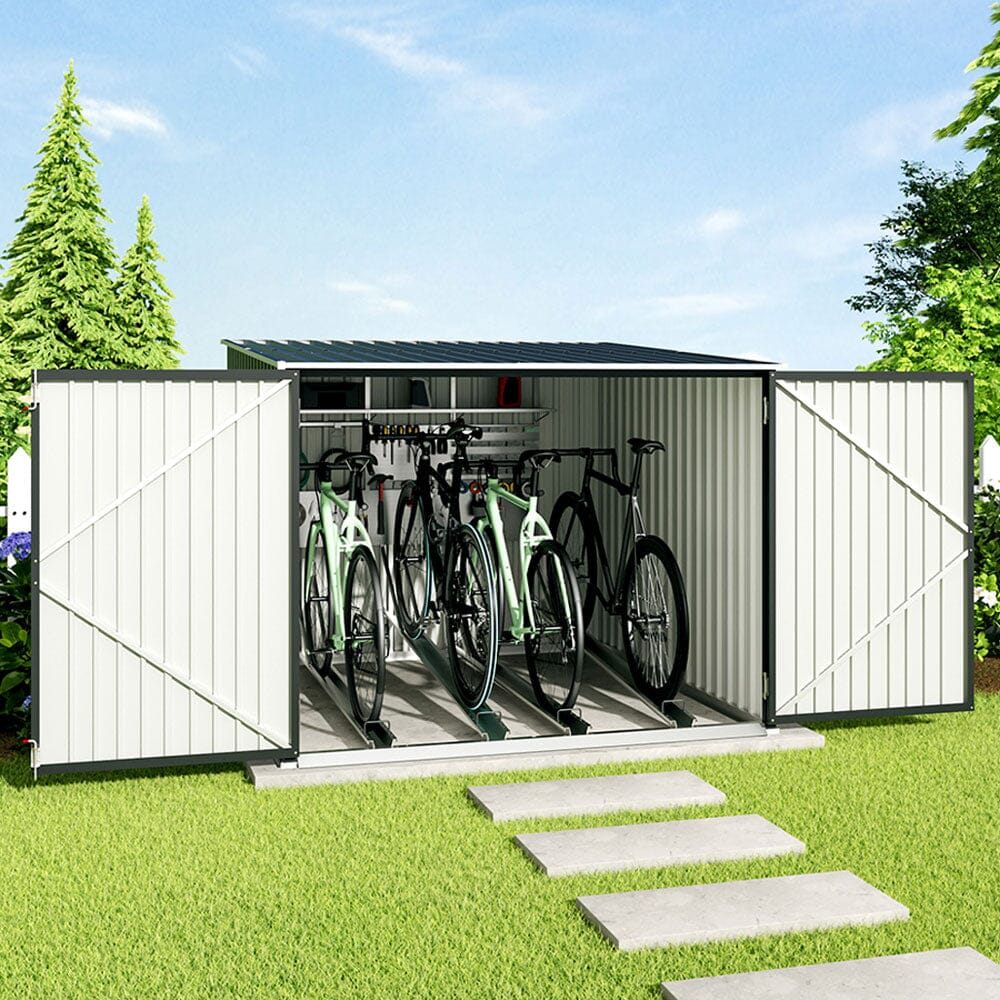 Shipping Container Bike Shop 6ft Gardens Plan Galvanized Steel