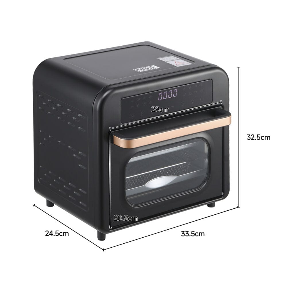 15L Smart Versatile Air Fryer Toaster Oven with Accessories Tools Air Fryers Living and Home