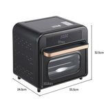 15L Smart Versatile Air Fryer Toaster Oven with Accessories Tools Air Fryers Living and Home 