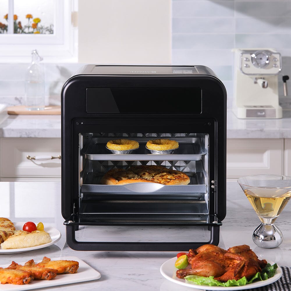 15L Smart Versatile Air Fryer Toaster Oven with Accessories Tools Air Fryers Living and Home