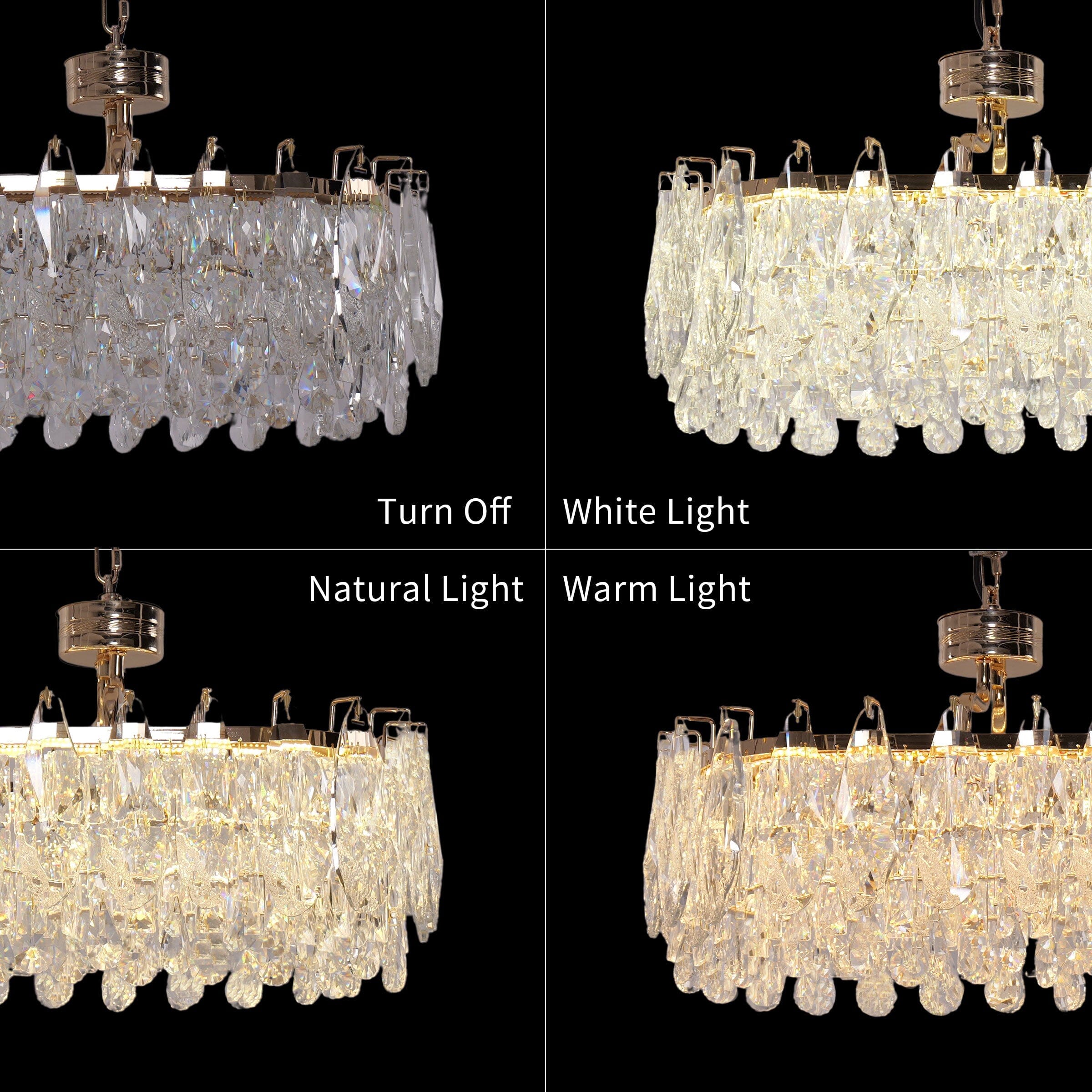 Lightsin Kitchen Island Lighting Modern Luxury Crystal Dimmable Pendant Light Lightsin UK