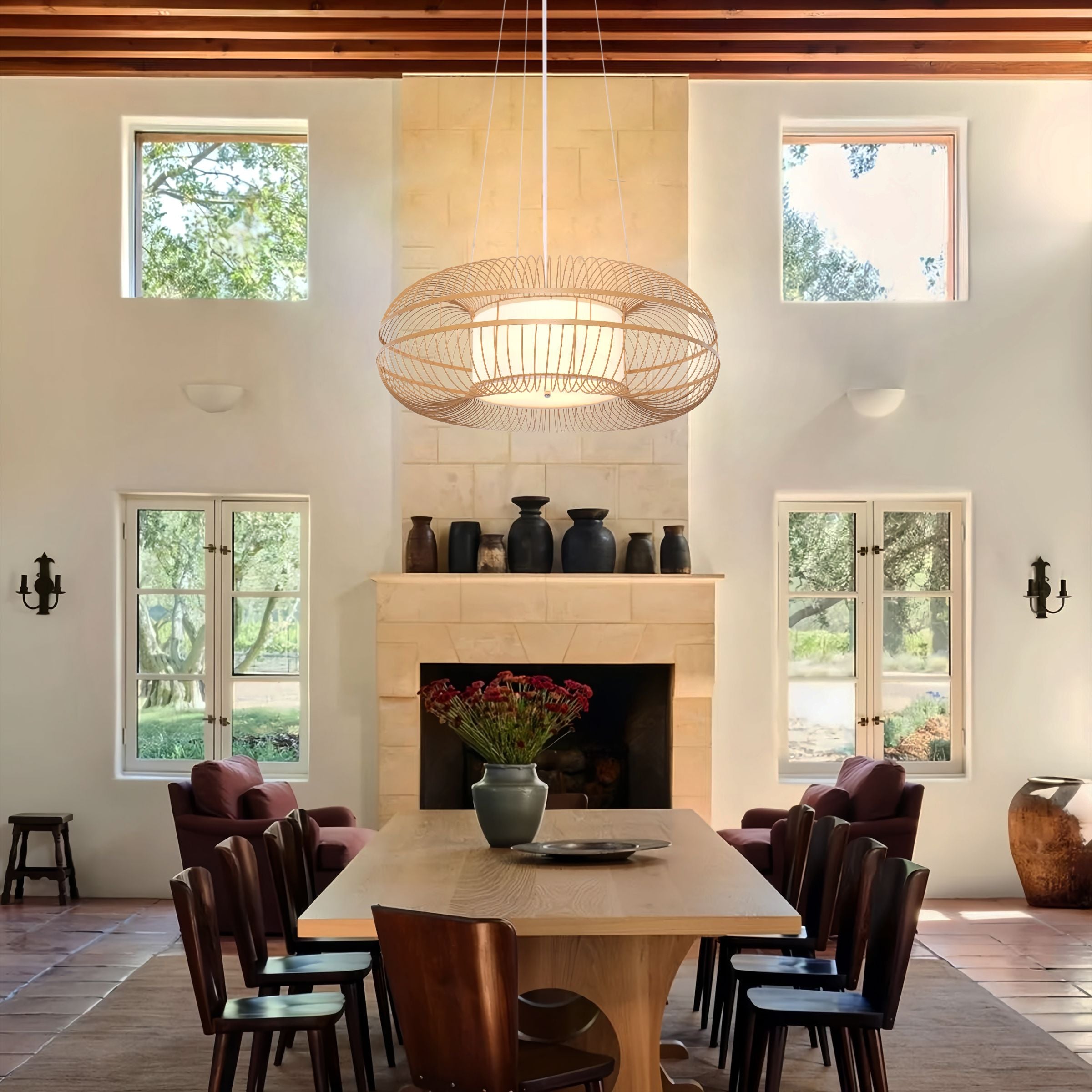 Lightsin Natural-Colored Modern Minimalist Pendant Light Lightsin UK