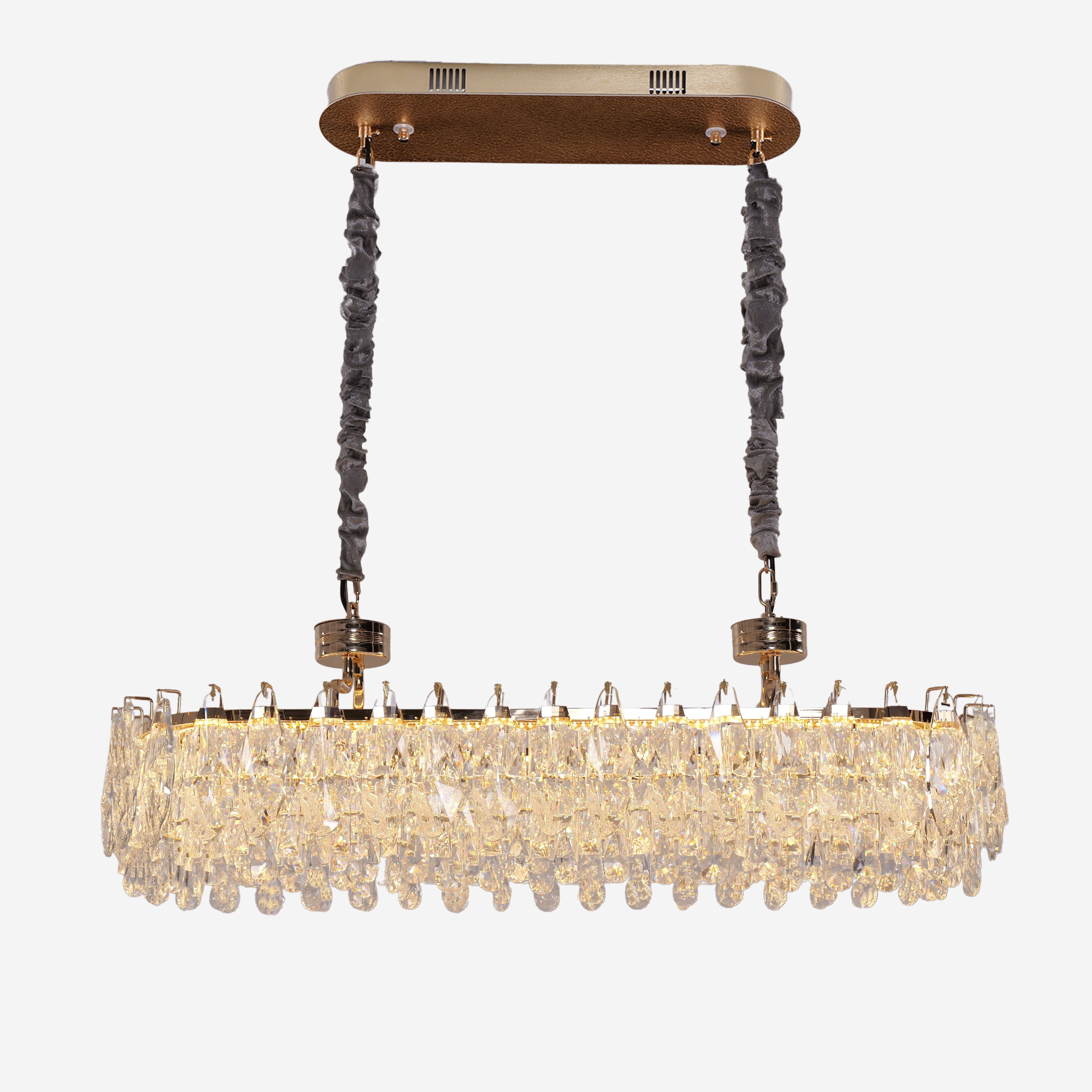 Lightsin Kitchen Island Lighting Modern Luxury Crystal Dimmable Pendant Light Lightsin UK