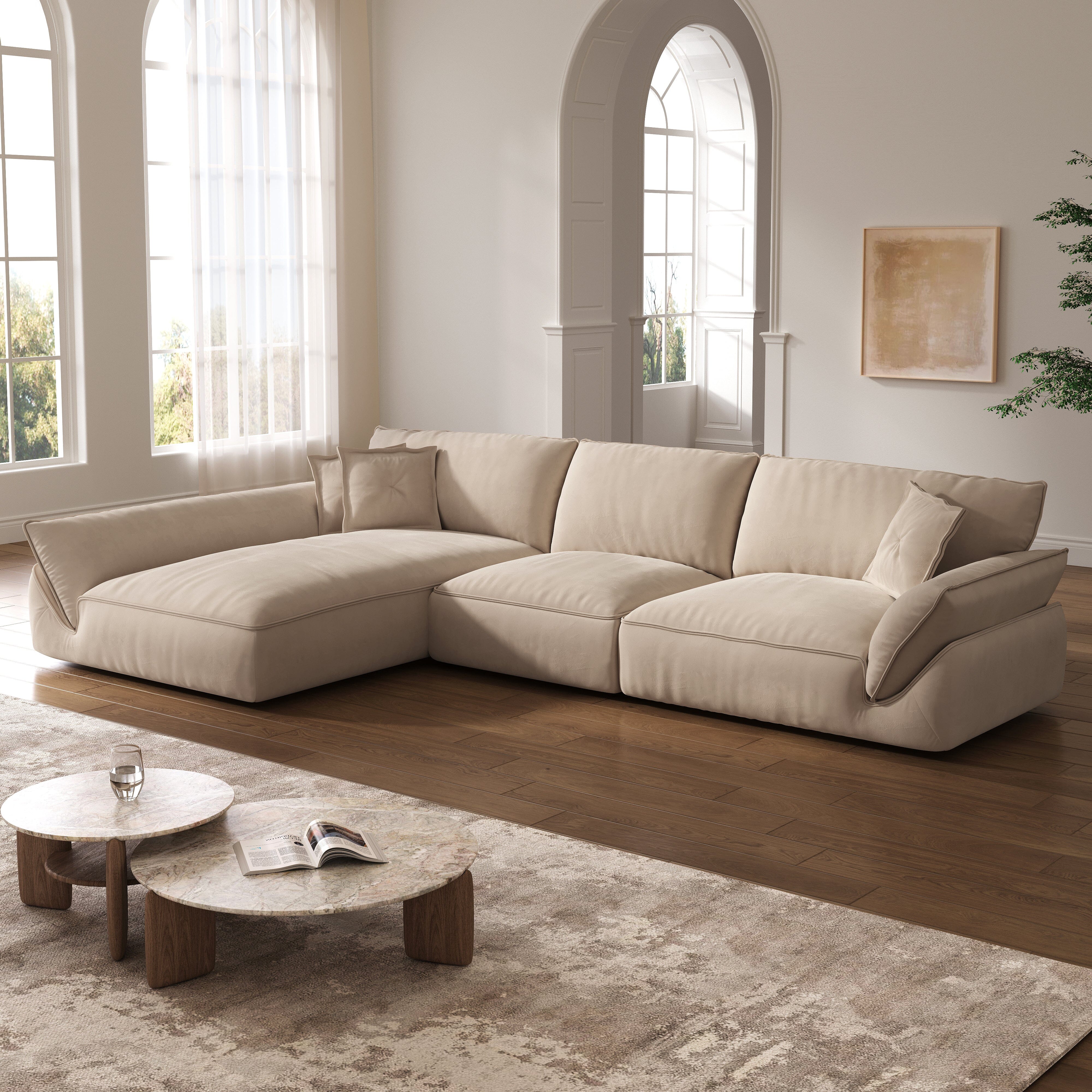 Cottonfy Cat-Scratch Resistant Fabric Elephant Ears Style Corner