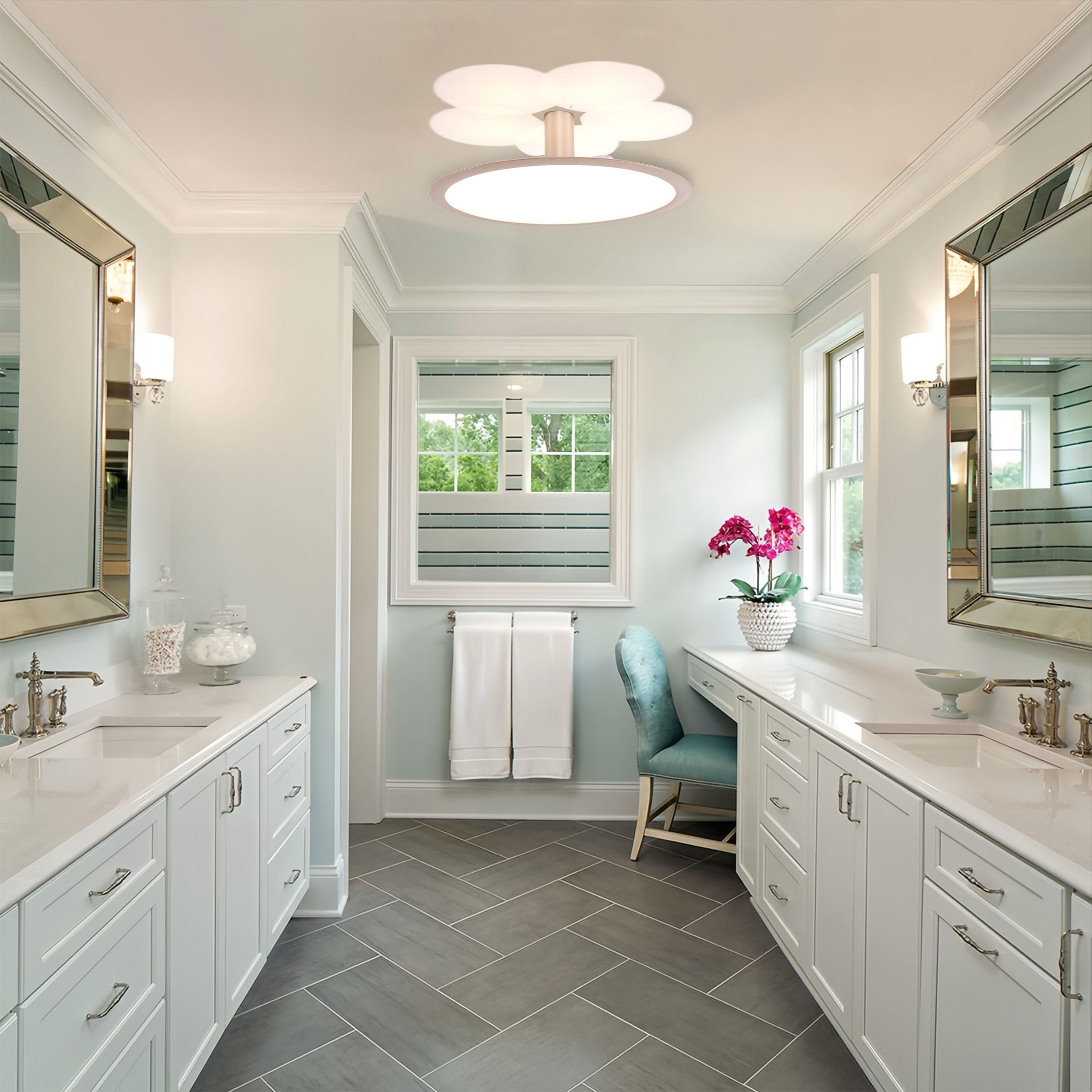 Lightsin Brushed Rose Gold Aluminum Pendant Light with Stepless Dimming Lightsin UK S