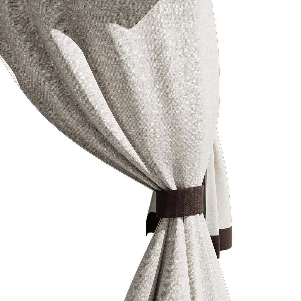 3*3m/4*4m Garden Party Beige Tent with Ground Pegs Living and Home