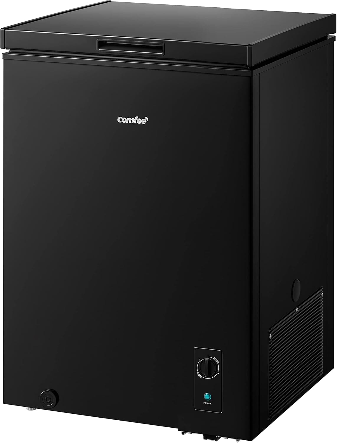 COMFEE White/Black 99L Freestanding Chest Freezer with Digital Temperature Control Comfee UK