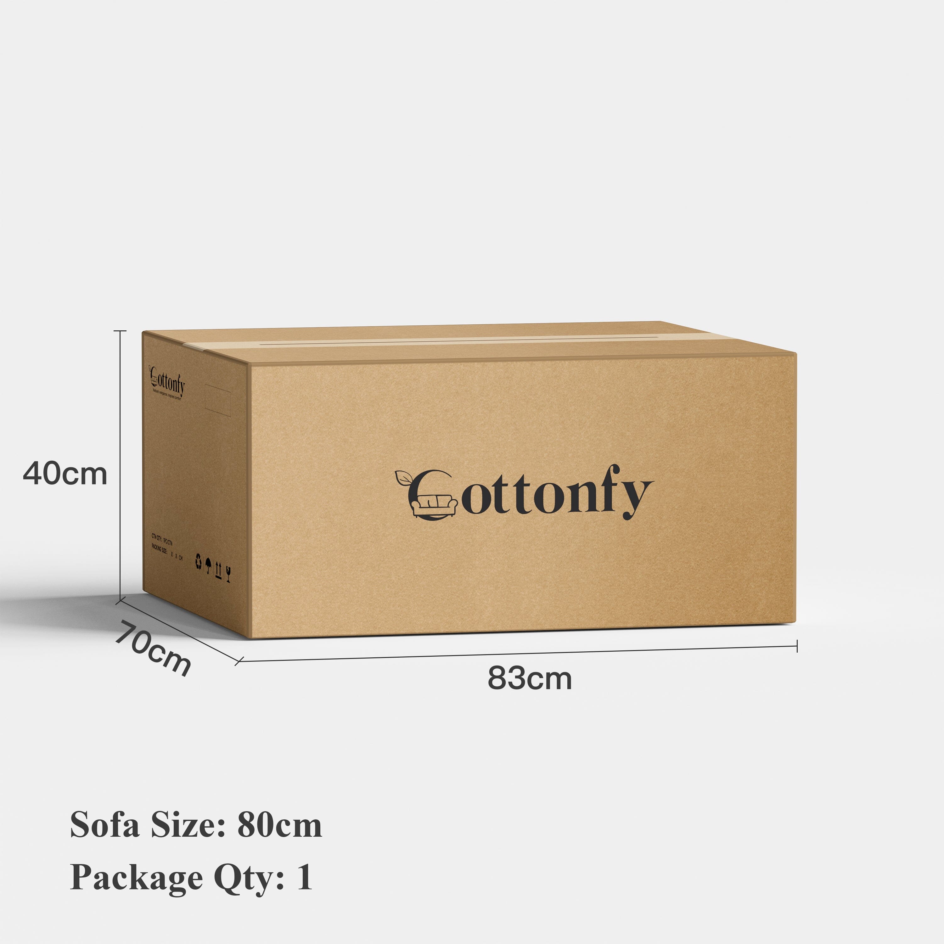 Cottonfy Cat-Scratch Resistant Fabric Elephant Ears Style Corner Sofa Cottonfy UK