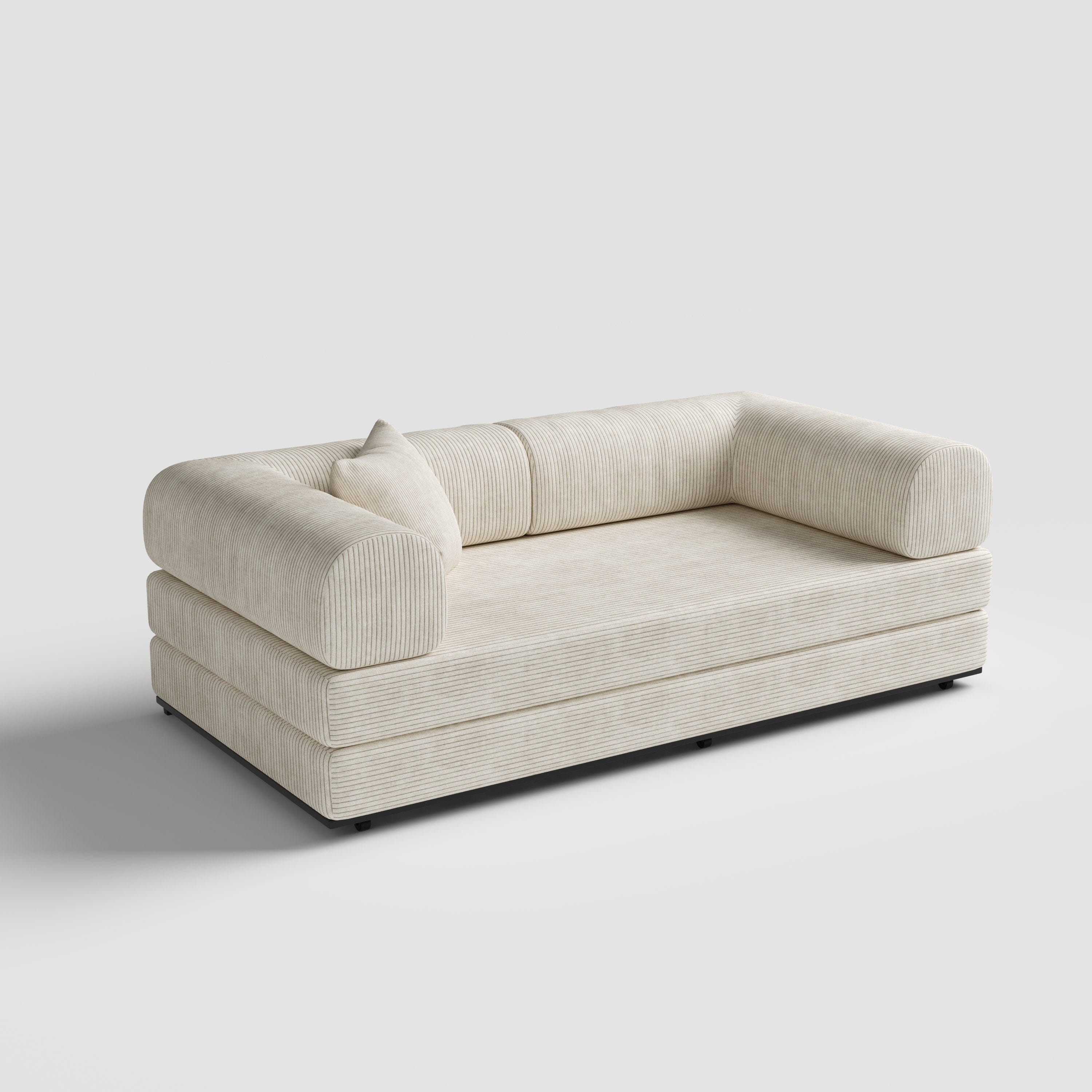 Cottonfy Matcha Toast Sofa Bed Cottonfy UK Beige #3: 220 CM