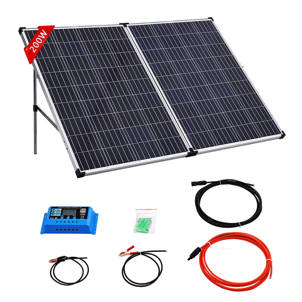 Portable Folding Solar Panel Kit Solar Panels Living and Home