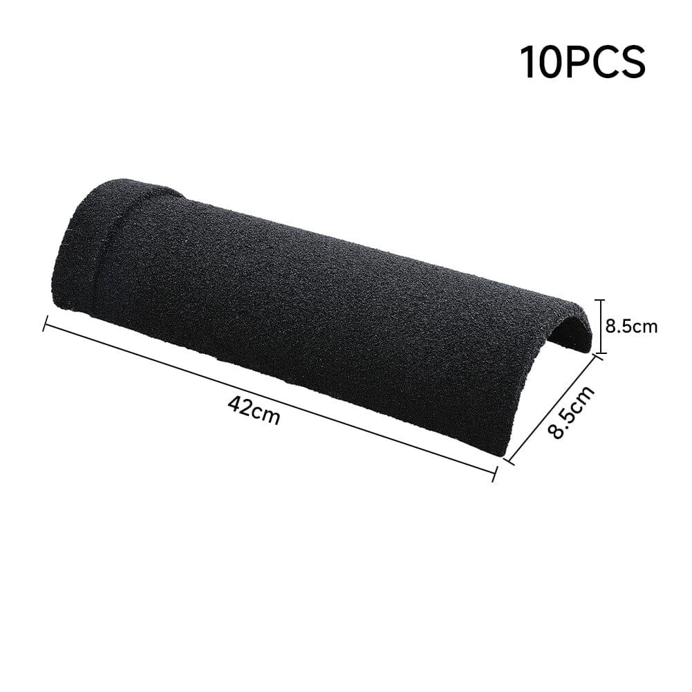 Half Round Ridge Tile Stone Coated Metal Roofing 10pcs Roofing Living and Home