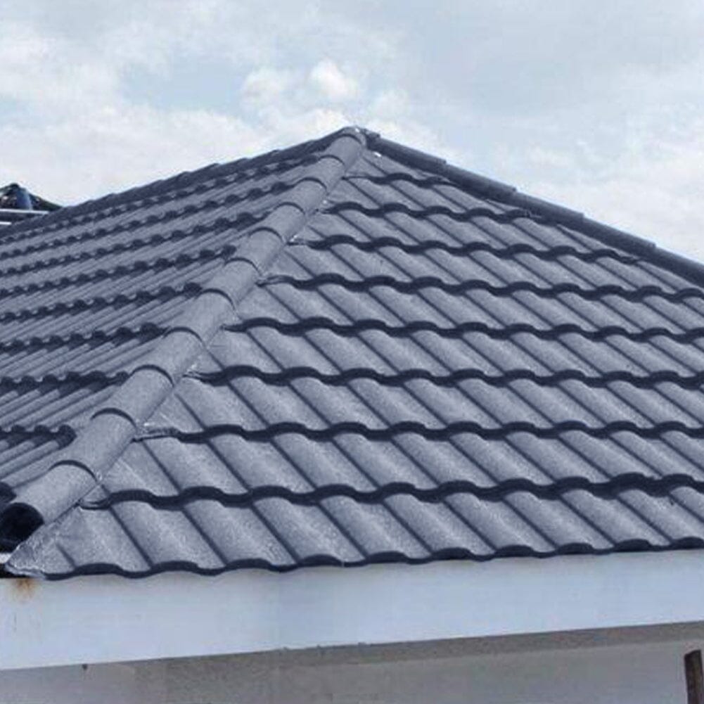 Half Round Ridge Tile Stone Coated Metal Roofing 10pcs Roofing Living and Home