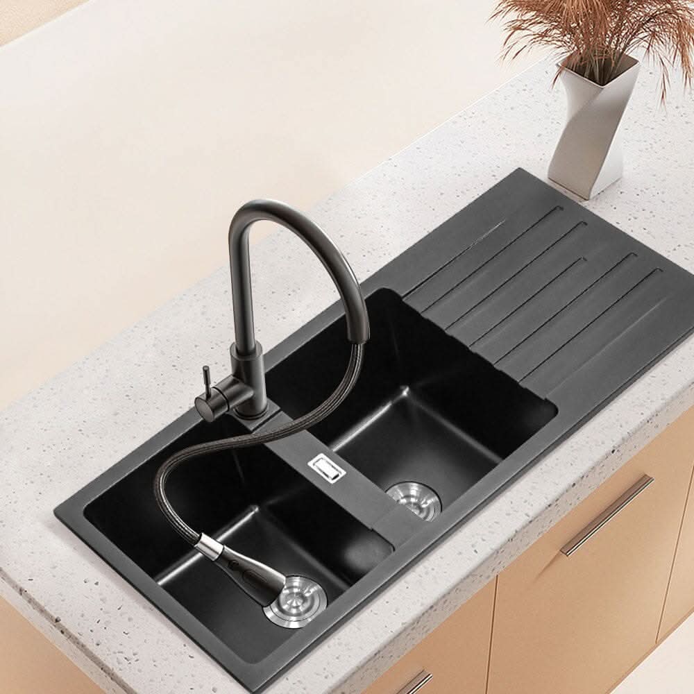 Kitchen Sink With Drainboard Hansgrohe C71 F655 09 Sink Combination kitchen-sink-with-drainboard-hansgrohe-c71-f655-09-sink-combination
