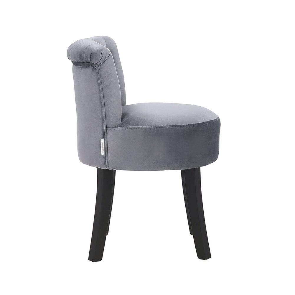 Modern Upholstered Buttoned Stool for Dressing Table Cocktail Chairs Living and Home