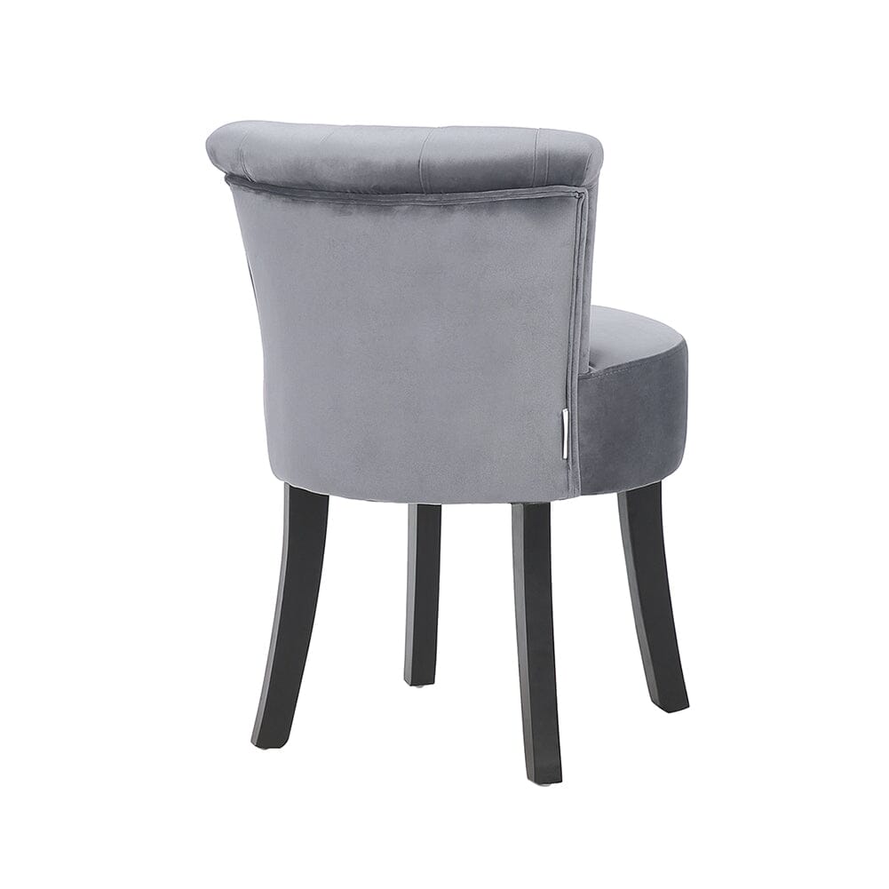 Modern Upholstered Buttoned Stool for Dressing Table Cocktail Chairs Living and Home