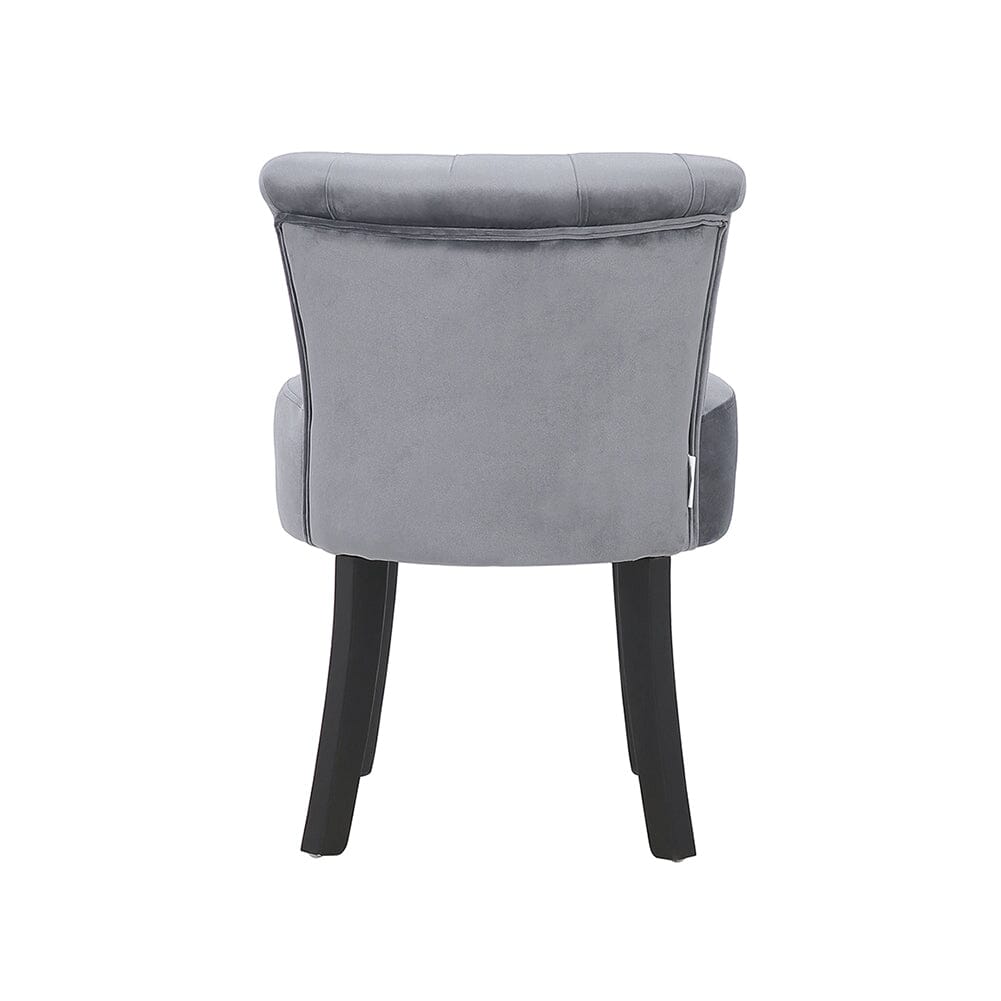 Modern Upholstered Buttoned Stool for Dressing Table Cocktail Chairs Living and Home