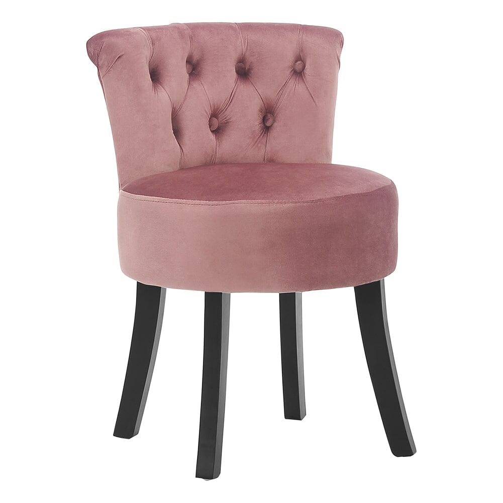 Modern Upholstered Buttoned Stool for Dressing Table Cocktail Chairs Living and Home