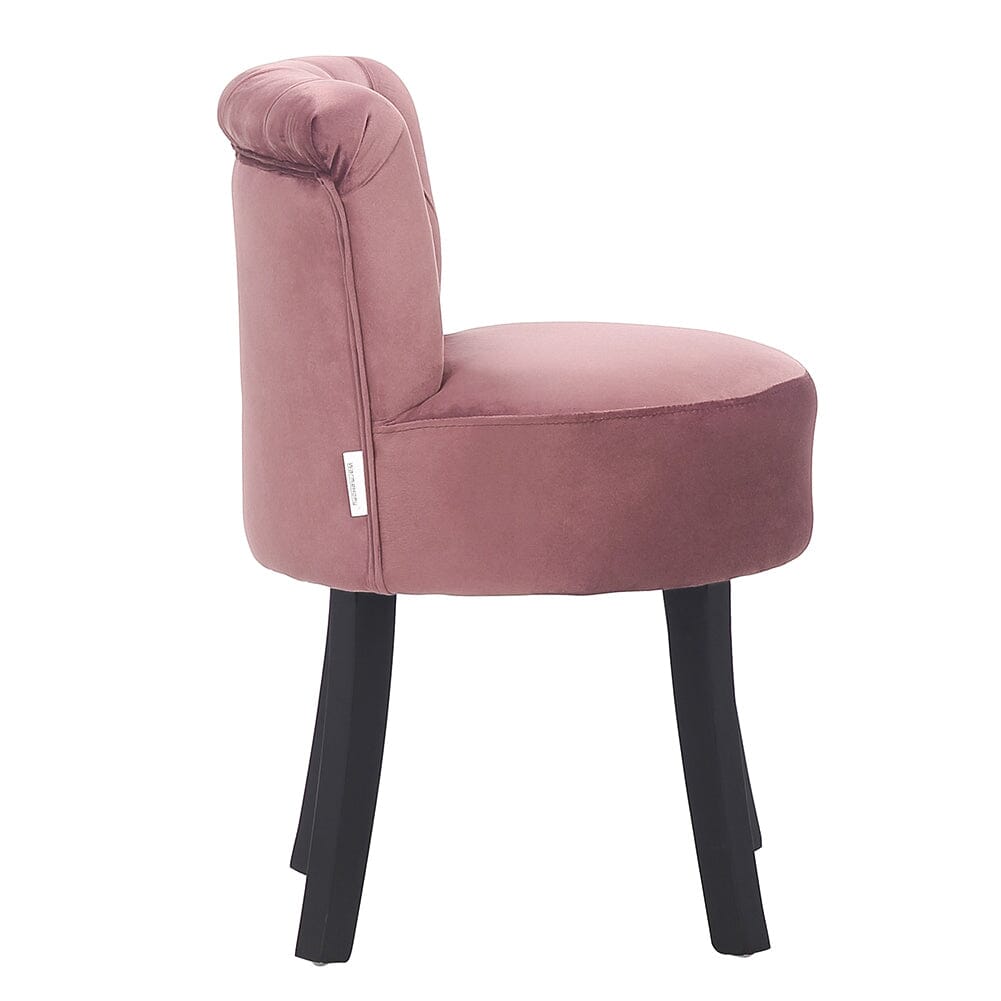 Modern Upholstered Buttoned Stool for Dressing Table Cocktail Chairs Living and Home