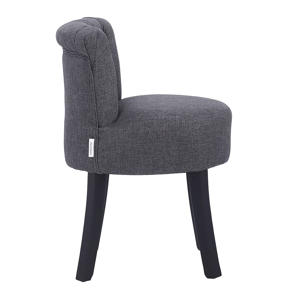 Modern Upholstered Buttoned Stool for Dressing Table Cocktail Chairs Living and Home