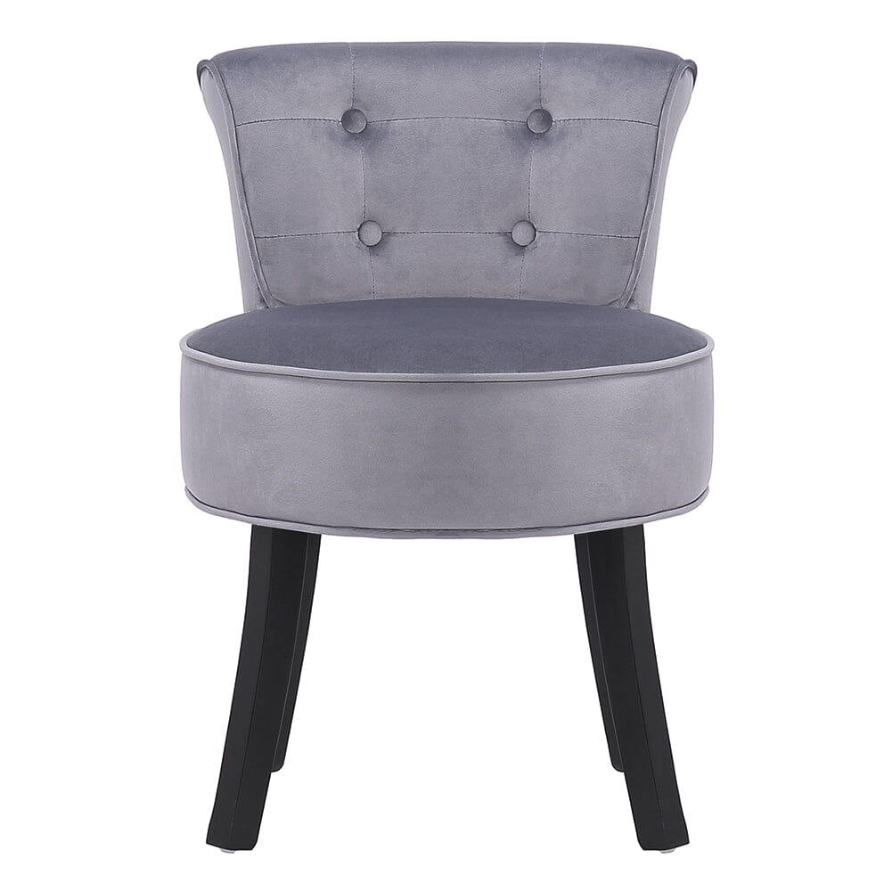 Modern Upholstered Buttoned Stool for Dressing Table Cocktail Chairs Living and Home