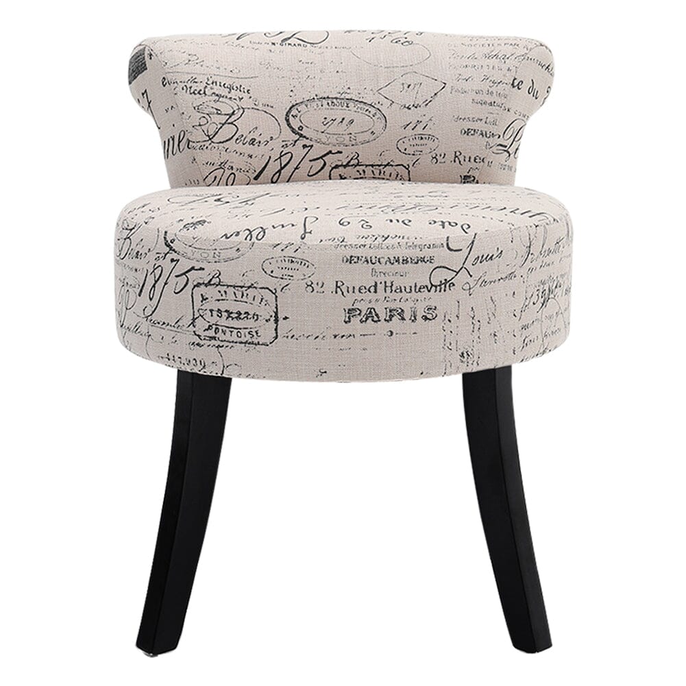 Modern Dressing Stool with Tech Fabric Cocktail Chairs Living and Home