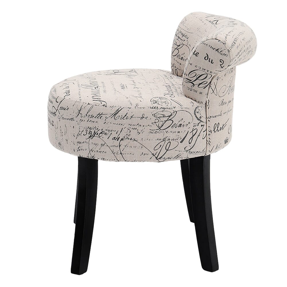 Modern Dressing Stool with Tech Fabric Cocktail Chairs Living and Home