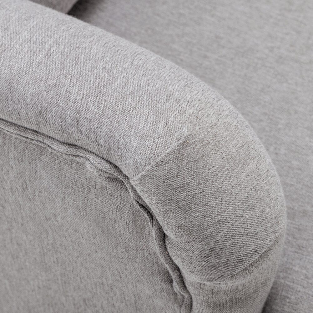 Contemporary Wing Back Armchair and Ottoman Set with Cushion and Footstool Cocktail Chairs Living and Home