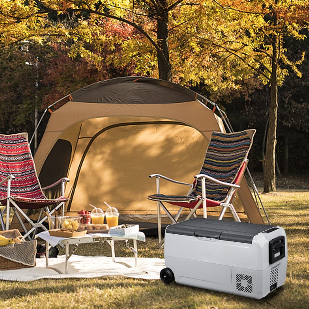 36L Portable Car Compressor Refrigerator for Camping Road Trip Living and Home