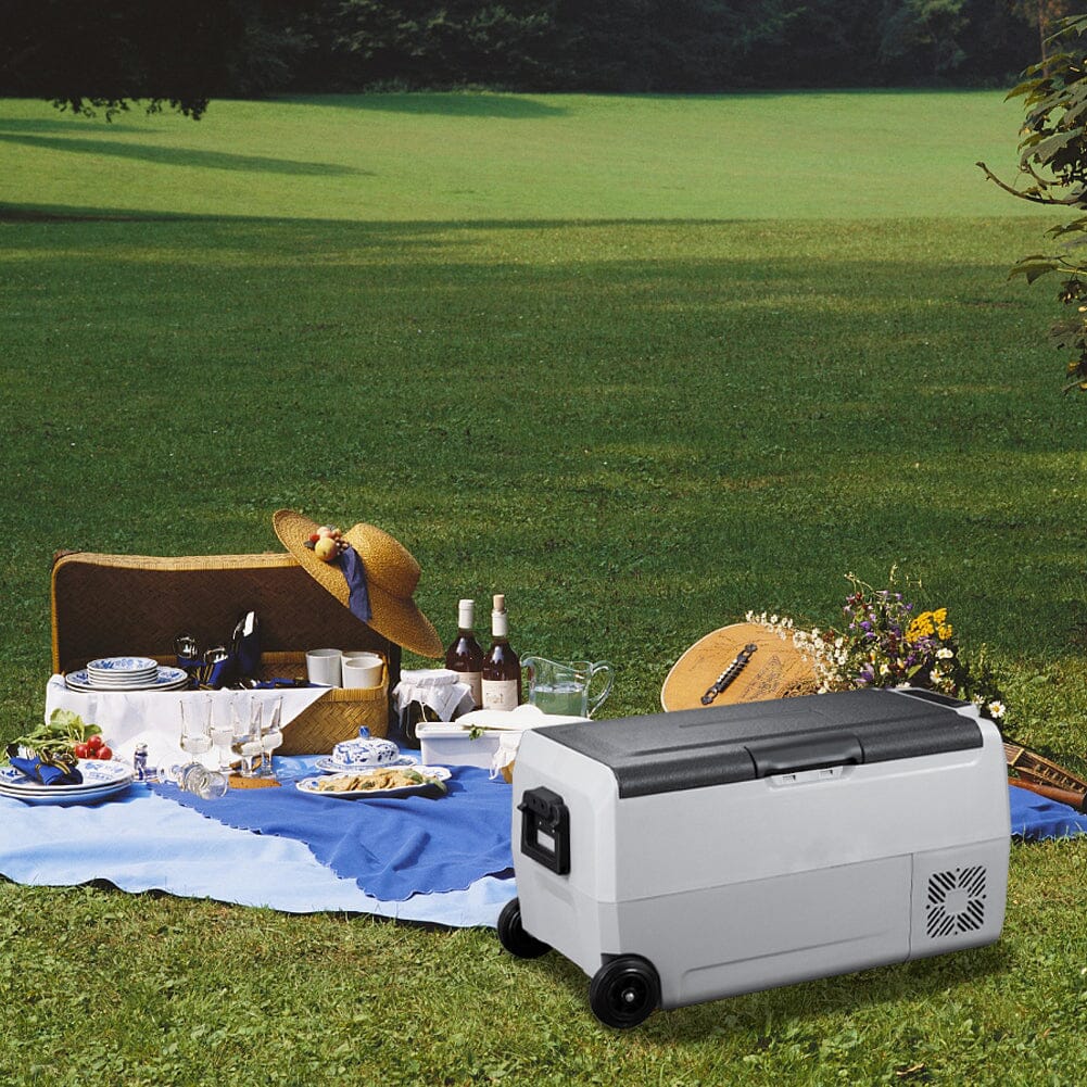 36L Portable Car Compressor Refrigerator for Camping Road Trip Living and Home