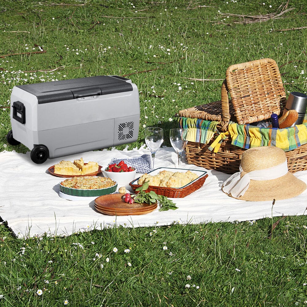 36L Portable Car Compressor Refrigerator for Camping Road Trip Living and Home