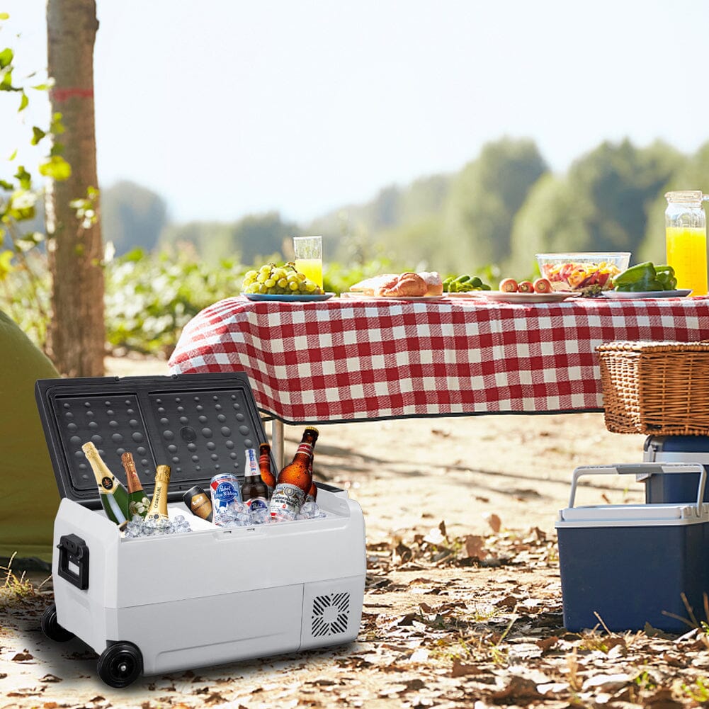 36L Portable Car Compressor Refrigerator for Camping Road Trip Living and Home