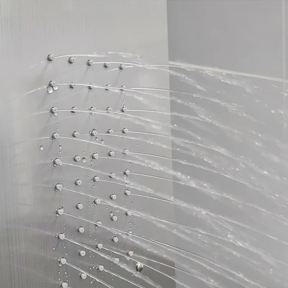 Bathroom Silver Stainless Steel Shower Tower Panel Shower Systems Living and Home