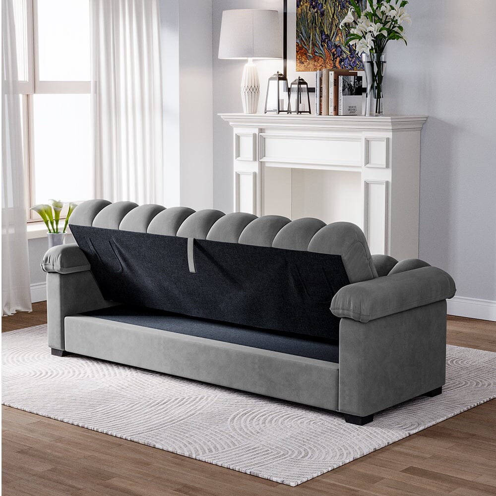 Grey Channel Sleeper Sofa Bed Sofa Beds Living and Home