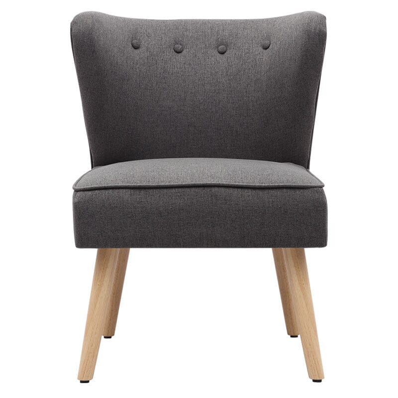 Medium Single Leisure Armchair with Wooden Legs Cocktail Chairs Living and Home