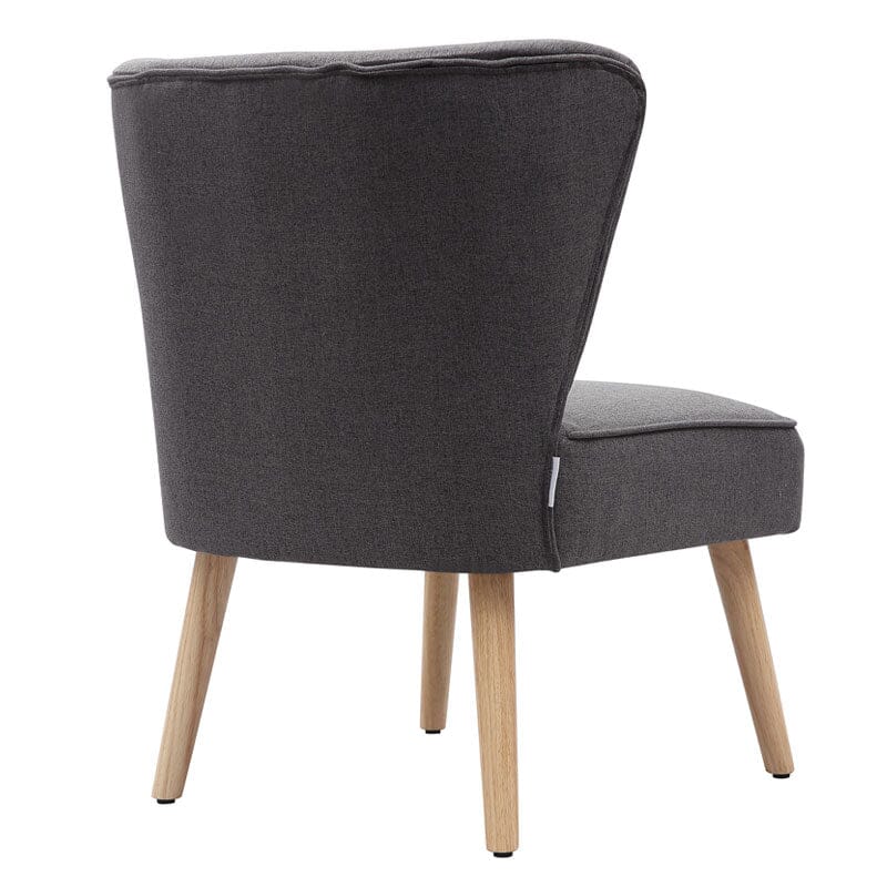 Medium Single Leisure Armchair with Wooden Legs Cocktail Chairs Living and Home