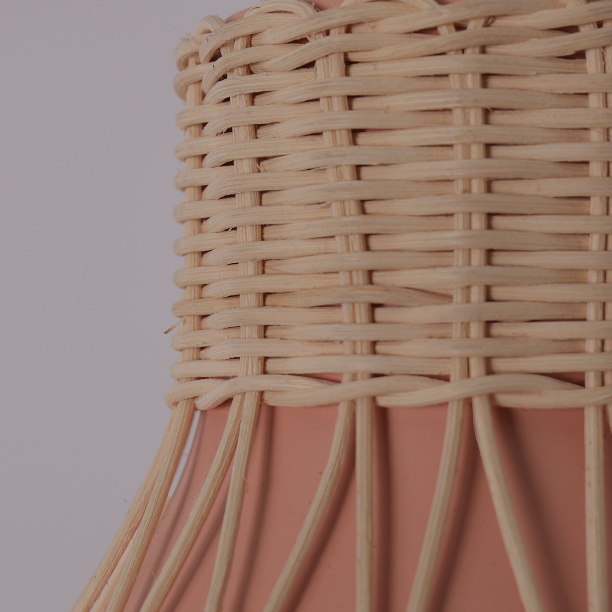 Lightsin Modern Rattan Pendant Light Available in Grey, Pink, and White Lightsin UK