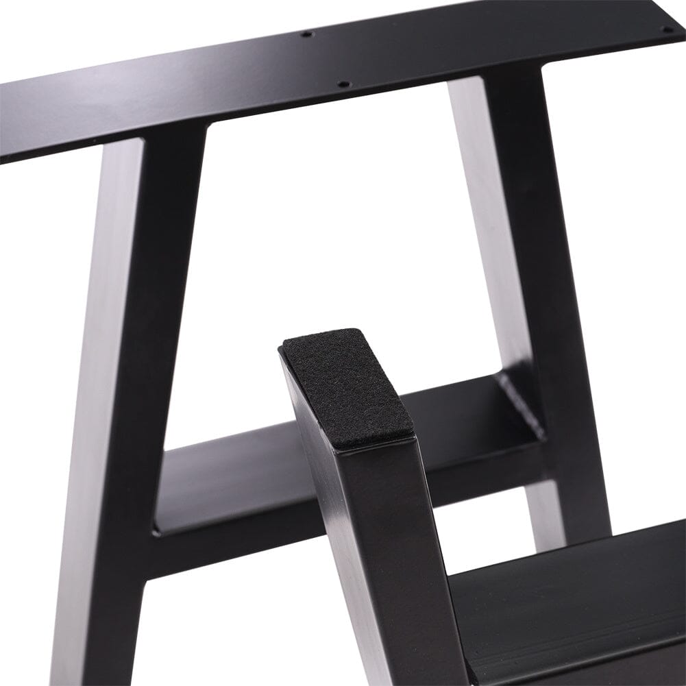 Set of 2 Heavy Duty Tube Metal Legs for Furniture Living and Home