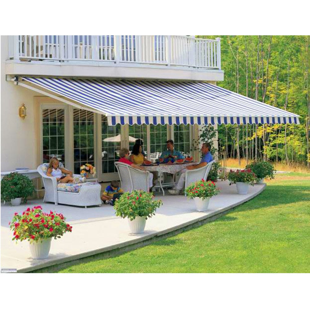 Manual Shelter Retractable Patio Awning Patio Awnings Living and Home