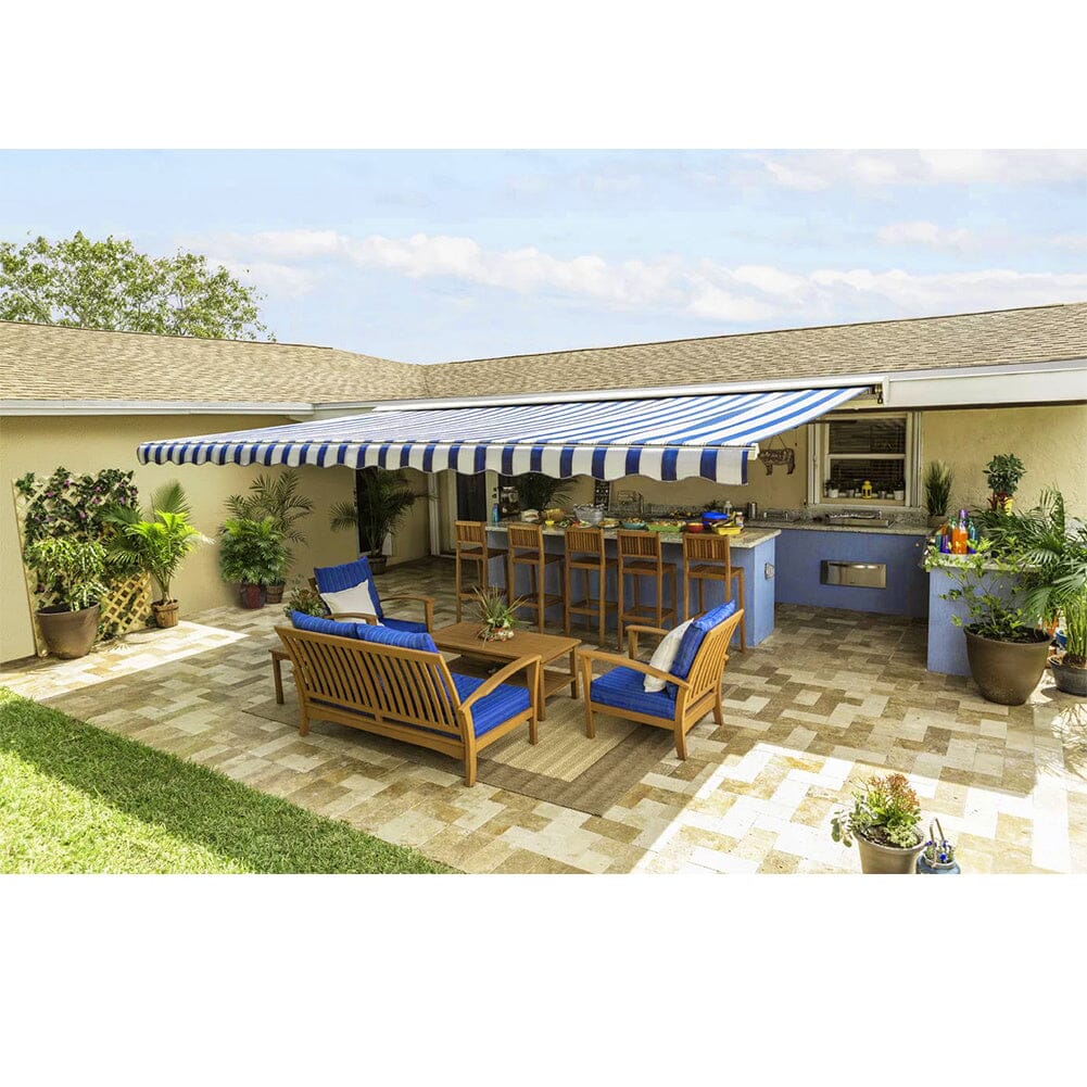 Manual Shelter Retractable Patio Awning Patio Awnings Living and Home