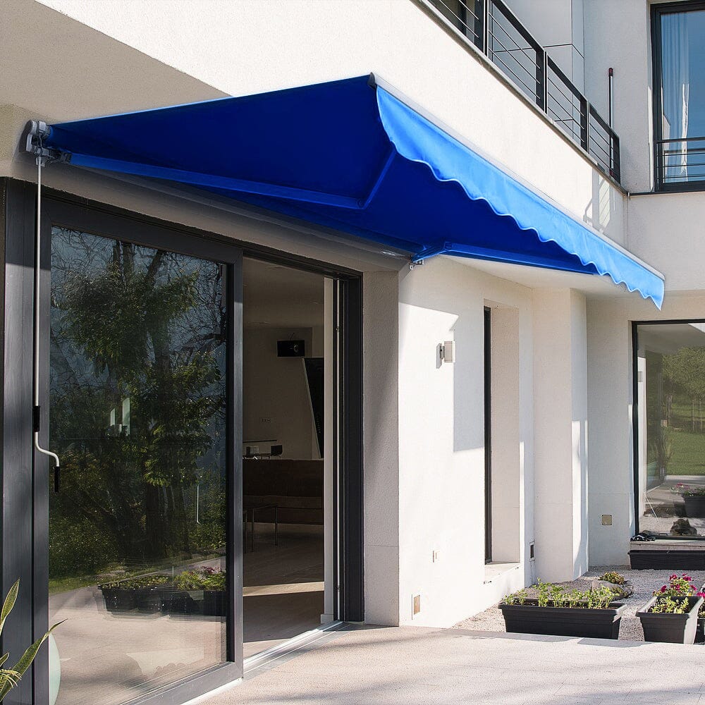 Manual Shelter Retractable Patio Awning Patio Awnings Living and Home