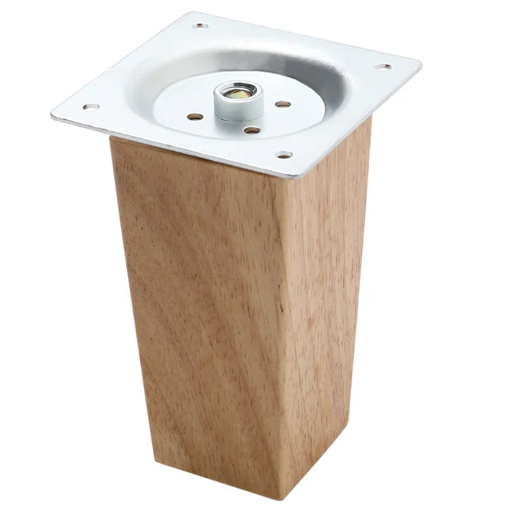 4 Pieces Square Wooden Furniture Legs Chair Sofa Feet Replacement Living and Home