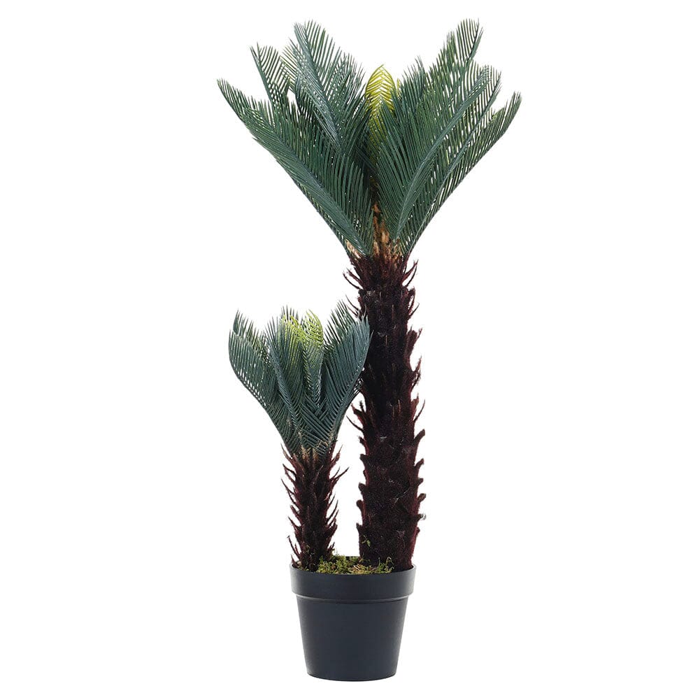 Artificial Double Cycas Decorative Plant in Planter Living and Home