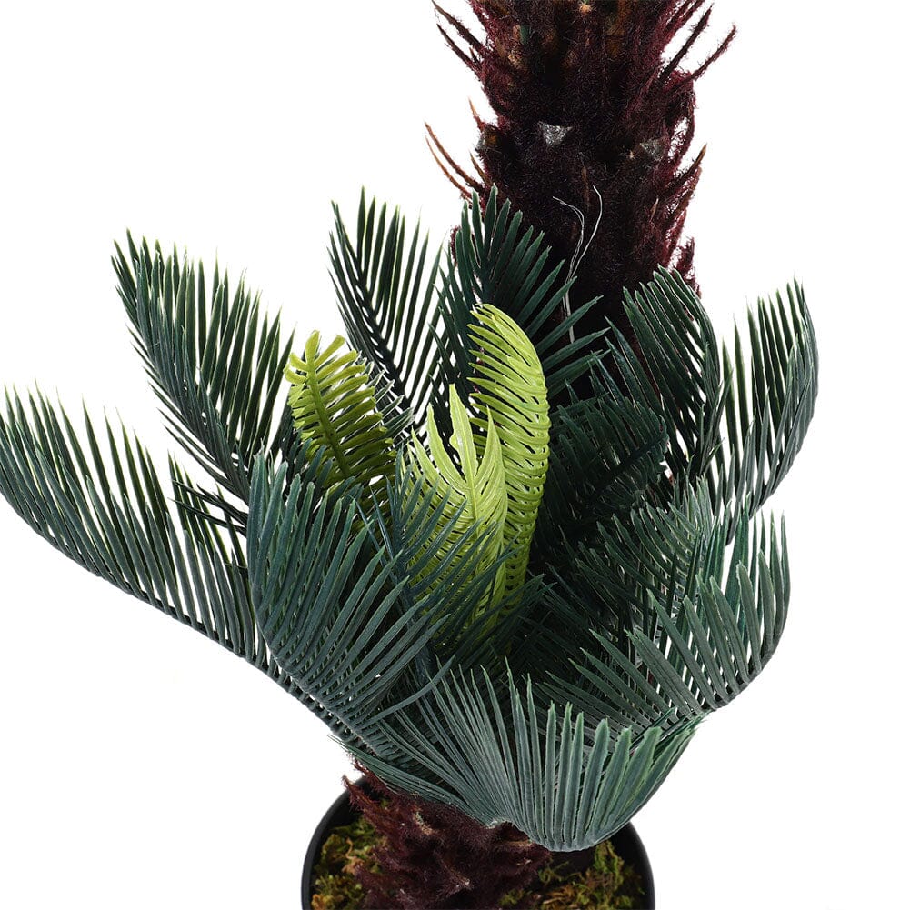 Artificial Double Cycas Decorative Plant in Planter Living and Home