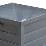 200L/600L Metal Outdoor Garden Storage Box Lockable Garden Storage Boxes Living and Home 