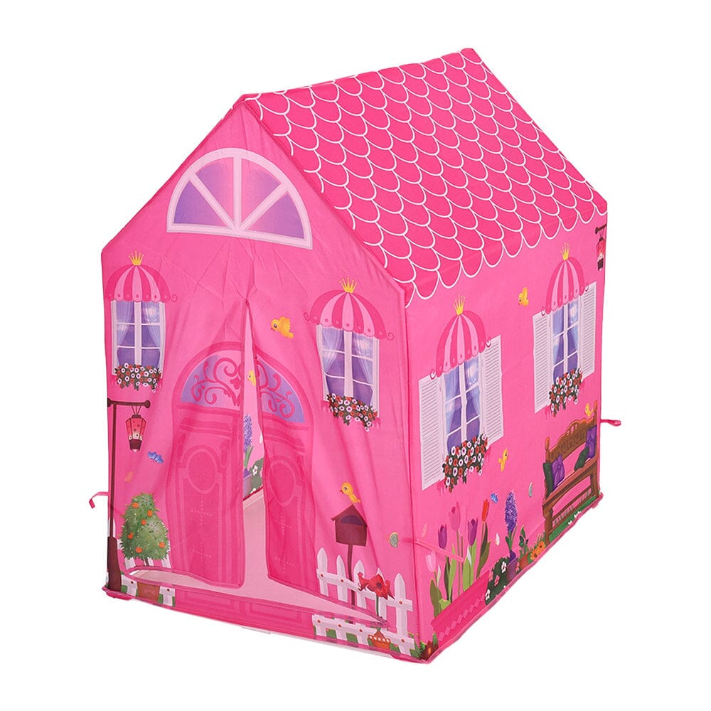 Girls Play Tent Pink Princess Castle Portable Playhouse – Living