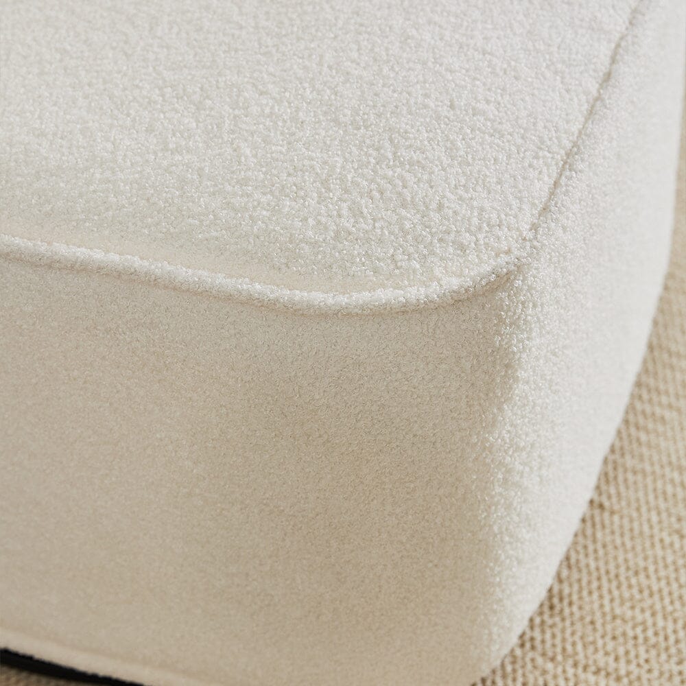 Chic Upholstered Swivel Chair Living and Home