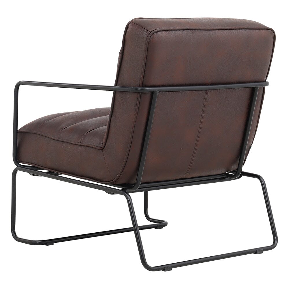 Contemporary Metal Legs Tufted Leisure Armchair Armchair Living and Home