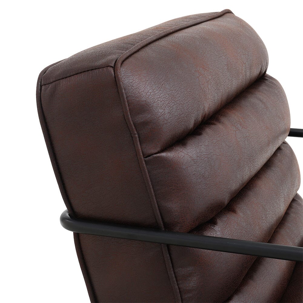 Contemporary Metal Legs Tufted Leisure Armchair Armchair Living and Home