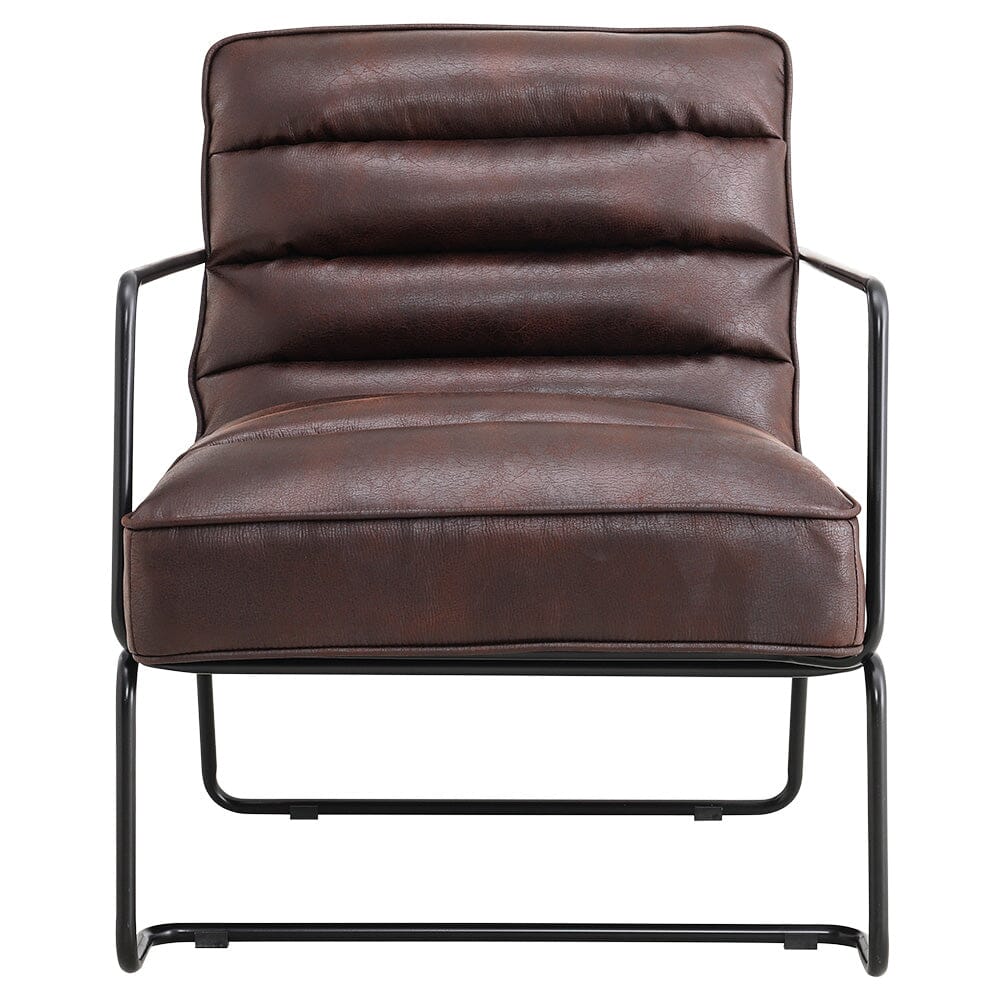 Contemporary Metal Legs Tufted Leisure Armchair Armchair Living and Home